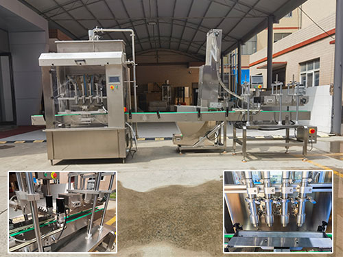 高粘度醬料灌裝壓蓋生產線